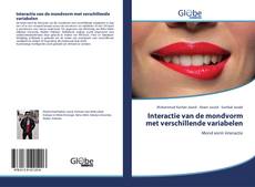 Capa do livro de Interactie van de mondvorm met verschillende variabelen 