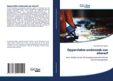 Bookcover of Oppervlakte-onderzoek van olieverf