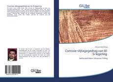 Bookcover of Corrosie-slijtagegedrag van Al-Si legering