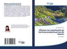 Buchcover von Effecten van waterkracht op het levensonderhoud van de boeren