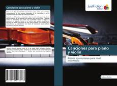 Buchcover von Canciones para piano y violín