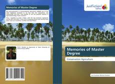 Couverture de Memories of Master Degree