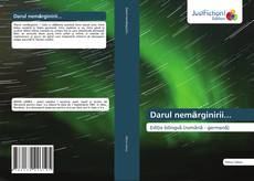 Обложка Darul nemărginirii...