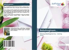 Bebahoginam... kitap kapağı