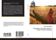 Buchcover von Population and Labor Issues in Sudan: Empirical Studies