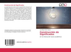 Buchcover von Construcción de Significados