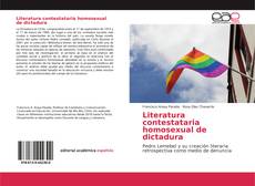 Portada del libro de Literatura contestataria homosexual de dictadura