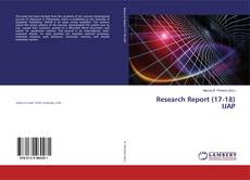 Research Report (17-18) IJAP kitap kapağı