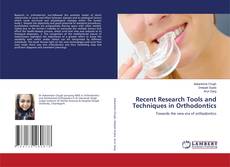 Copertina di Recent Research Tools and Techniques in Orthodontics