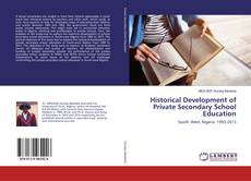Borítókép a  Historical Development of Private Secondary School Education - hoz