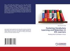 Copertina di Fostering Vocabulary Learning and Retention in EFL Learners