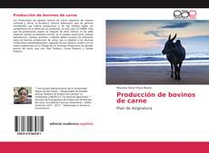Portada del libro de Producción de bovinos de carne