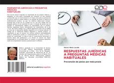 Portada del libro de RESPUESTAS JURÍDICAS A PREGUNTAS MÉDICAS HABITUALES