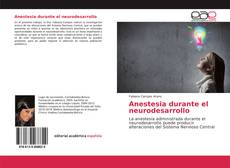 Обложка Anestesia durante el neurodesarrollo