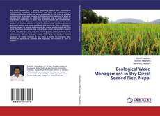 Portada del libro de Ecological Weed Management in Dry Direct Seeded Rice, Nepal