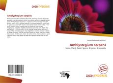 Bookcover of Amblystegium serpens