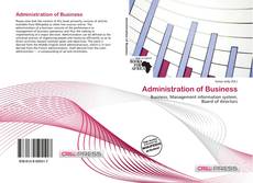 Capa do livro de Administration of Business 