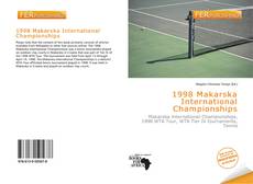 Buchcover von 1998 Makarska International Championships