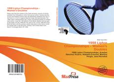 Bookcover of 1998 Lipton Championships – Women's Doubles