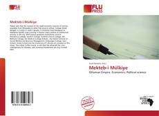 Mekteb-i Mülkiye kitap kapağı