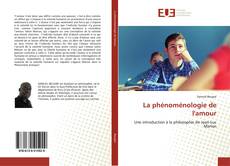 La phénoménologie de l'amour kitap kapağı