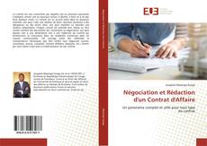 Négociation et Rédaction d'un Contrat d'Affaire kitap kapağı