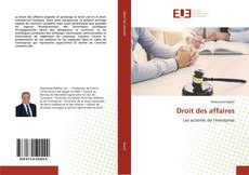 Couverture de Droit des affaires