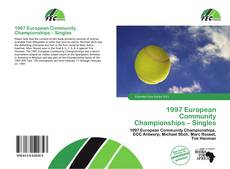 Copertina di 1997 European Community Championships – Singles