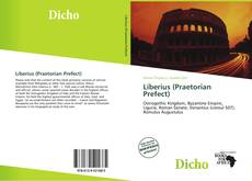Capa do livro de Liberius (Praetorian Prefect) 