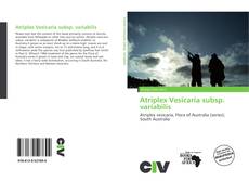 Atriplex Vesicaria subsp. variabilis kitap kapağı