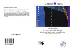 Bookcover of Kriegsmarine Ships