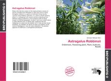 Обложка Astragalus Robbinsii