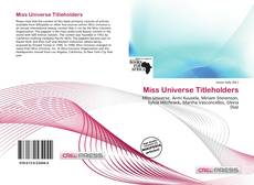 Capa do livro de Miss Universe Titleholders 