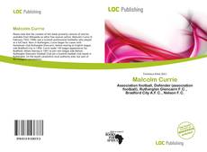 Bookcover of Malcolm Currie