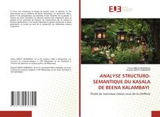 ANALYSE STRUCTURO-SEMANTIQUE DU KASALA DE BEENA KALAMBAYI的封面
