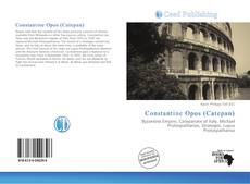 Bookcover of Constantine Opos (Catepan)