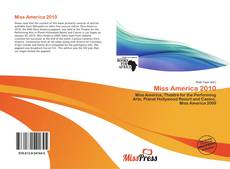 Bookcover of Miss America 2010