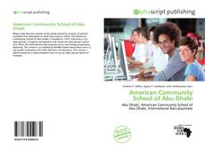 Обложка American Community School of Abu Dhabi