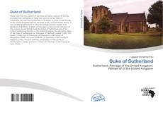Обложка Duke of Sutherland