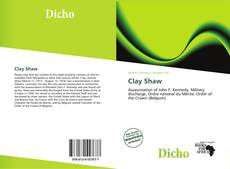Clay Shaw的封面