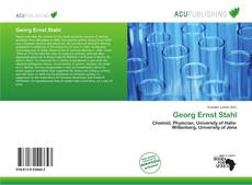 Couverture de Georg Ernst Stahl
