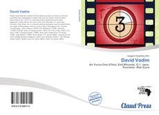 Portada del libro de David Vadim