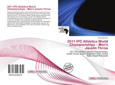 2011 IPC Athletics World Championships – Men's Javelin Throw kitap kapağı