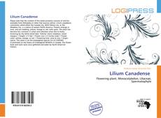 Capa do livro de Lilium Canadense  