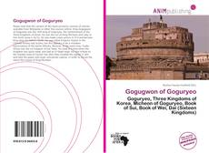 Capa do livro de Gogugwon of Goguryeo 