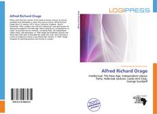 Capa do livro de Alfred Richard Orage 