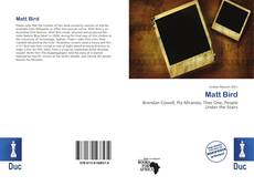 Buchcover von Matt Bird