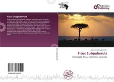 Portada del libro de Ficus Subpuberula