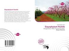 Portada del libro de Gayophytum Humile