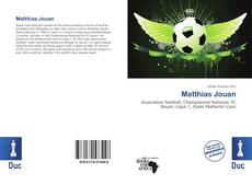 Capa do livro de Matthias Jouan 